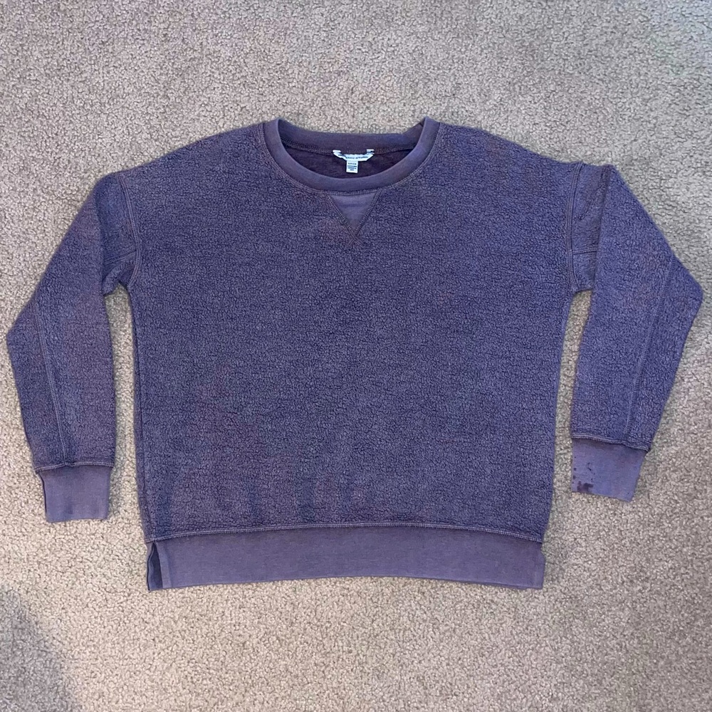 American Eagle fleece crew S